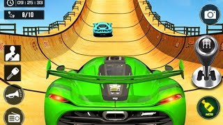 Mega 👿Ramps Unlimited Race #3d #cargames screenshot 4