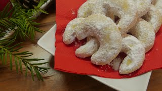 Vanilla Crescent Cookies | Vanilkové Rohlíčky | Vanillekipferl | GlutenFree Version