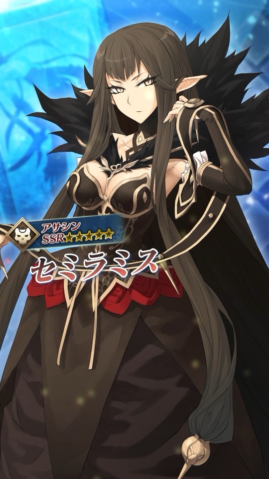 サーヴァント】「☆5(SSR)セミラミス」世界最古の毒殺者。漆黒