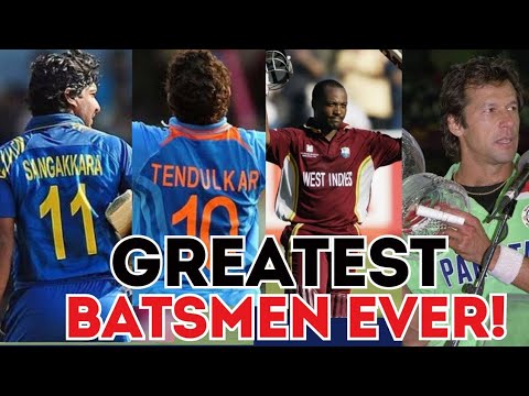 Top 10 Greatest Cricket Batsmen of All Time - YouTube