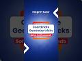 Coordinate Geometry Trick | Solve in 20Secs🎯