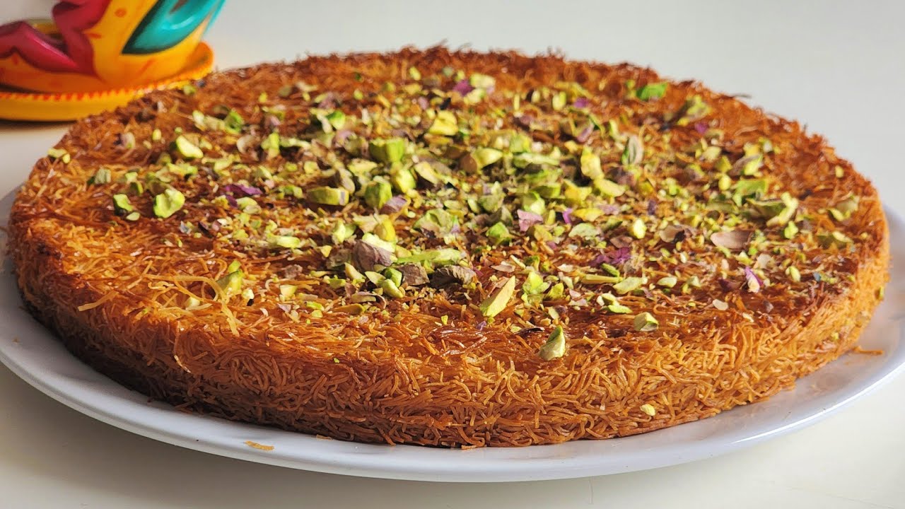 بلا مبالغة… أحسن كنافة بالكريمة غادي تجربوها 🤍The ultimate cream kunafa recipe 😍