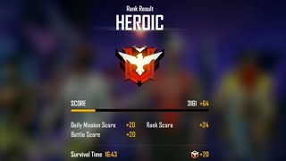 Road To Heroic Again In Season 23 Devil Dev Free Fire.