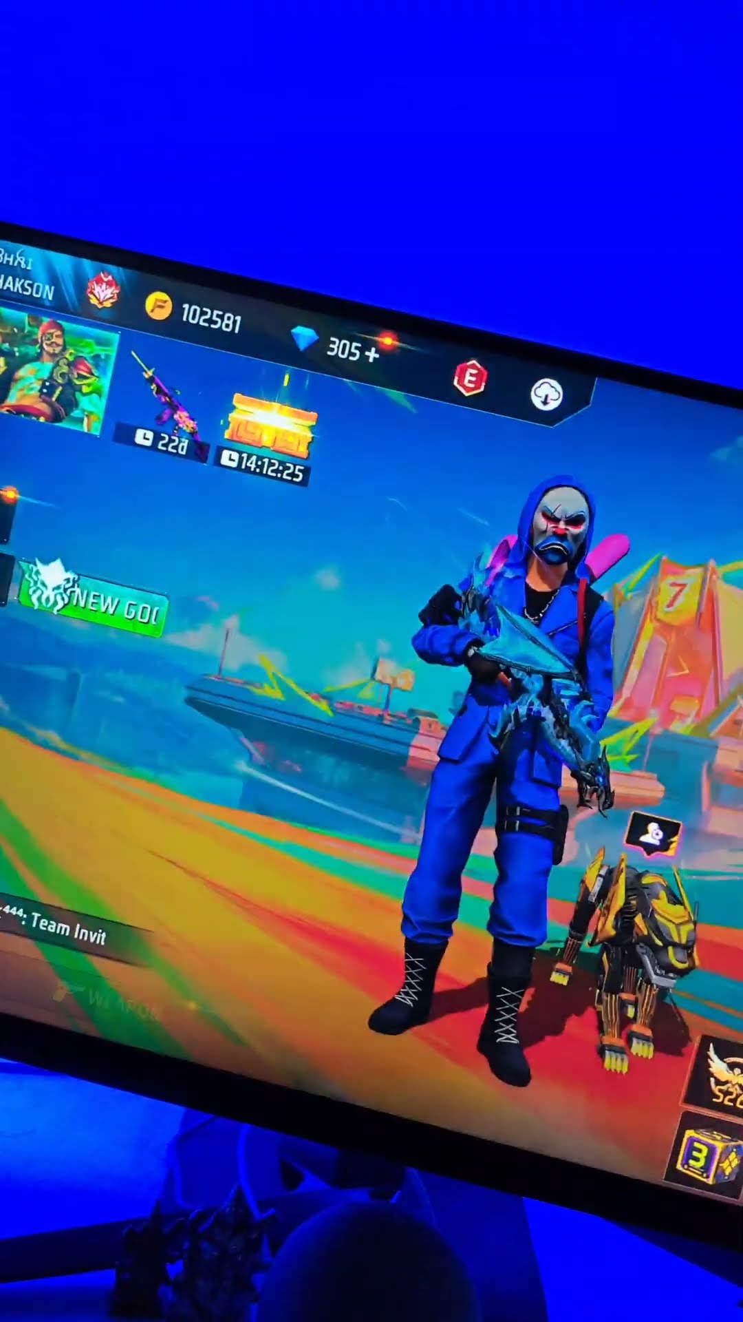 Chiku bhai ko Finally Bunny Mp40 Permanent Mil hi gaya kya dekho Aaj - Garena free fire max #shorts