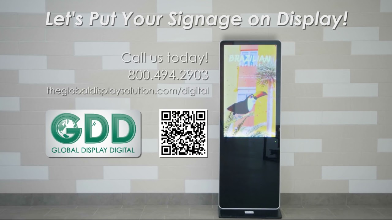 display screens for shops quotation
