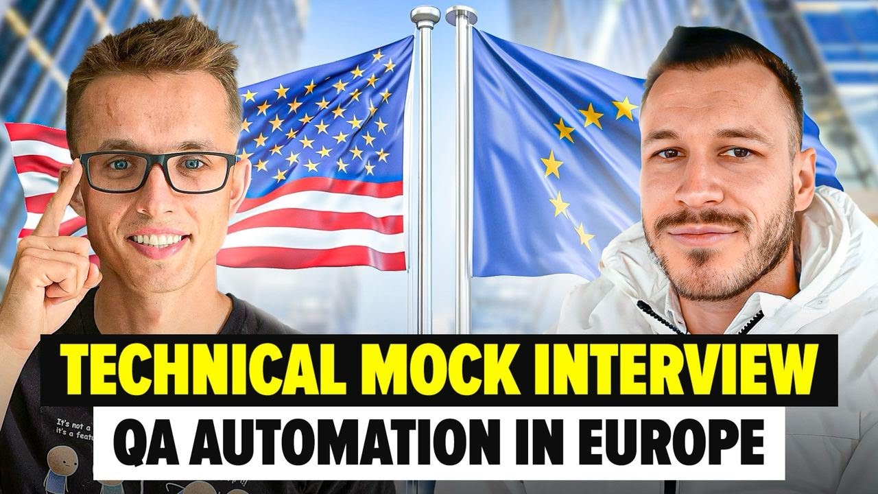 Technical QA Automation Engineer Interview - Mock Interview with ...