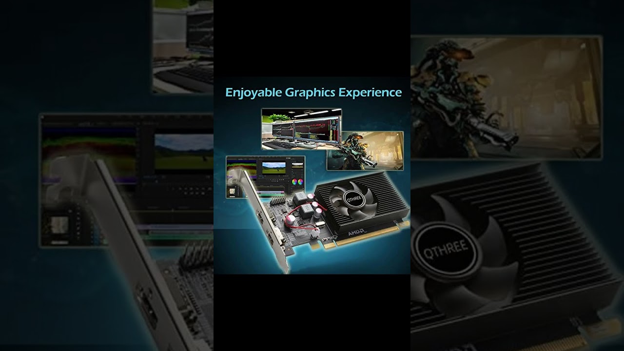 Unlock Your Gaming Potential with the QTHREE Radeon HD 6570 Graphics Card!