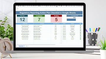 Regulatory Reporting Action Plan Checklist in Google Sheets