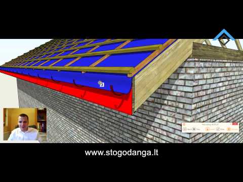 Video: Koks turėtų būti šlaitinis namo stogas?