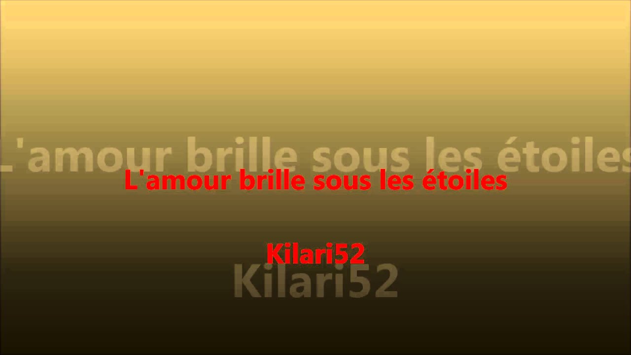 L'amour Brille sous les étoiles [Cover] - YouTube
