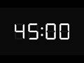 45 Minute Timer with Alarm – 2700 Second Countdown