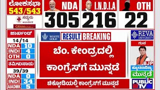 Lok Sabha Election Results Live 2024: Congress Candidate Leading In Bengaluru Central