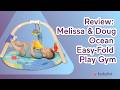 Stages of Sensory Play with the Melissa &amp; Doug Ocean Easy-Fold Play Gym | Review | Babylist