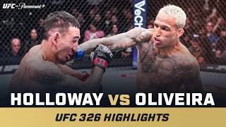 AND NEW 😦 | Max Holloway vs. Charles Oliveira 2 | UFC 326 BMF Mini Fight Highlights Wealth