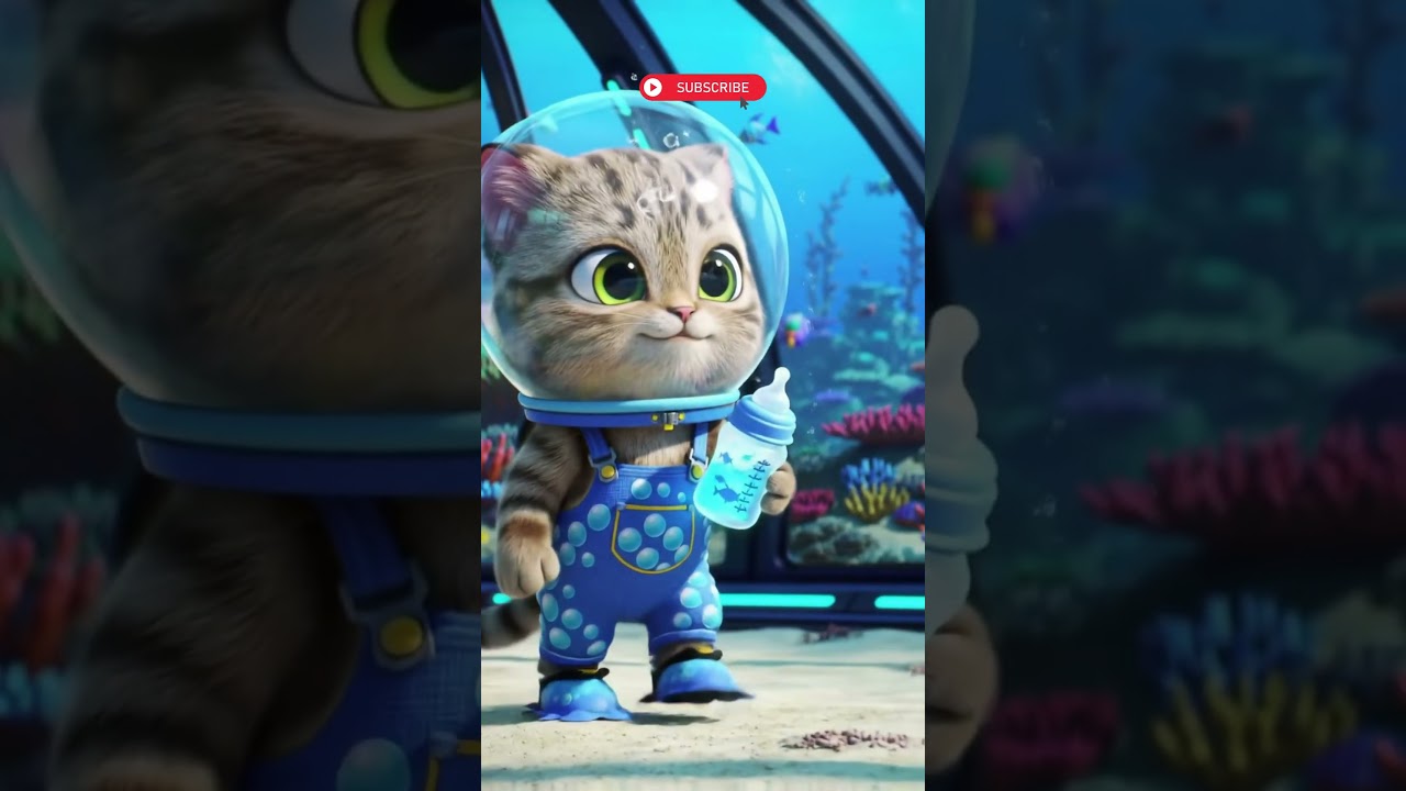 Deep Sea Discovery | Curious Kitten Explores an Ocean Research Dome! 