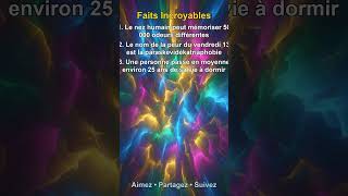 3 Faits Incroyables Que Vous Ne Connaissiez Pas! 🤯 #Shorts