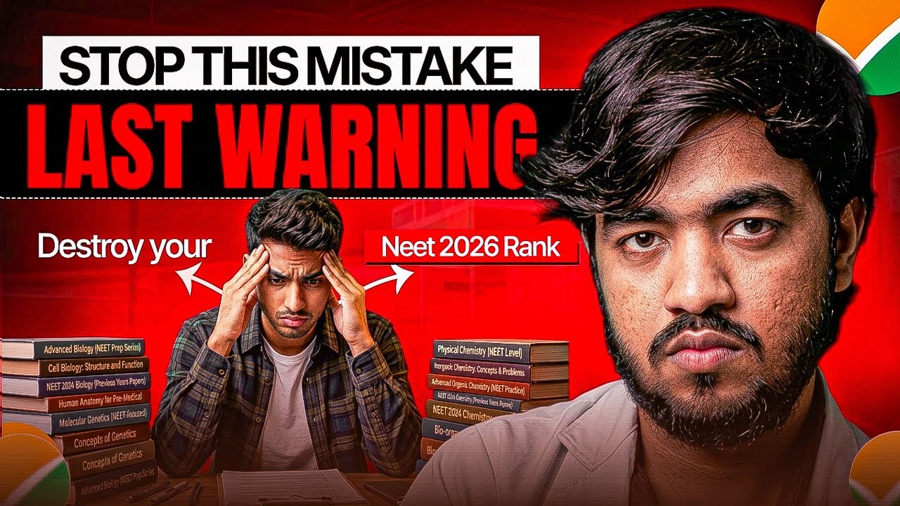 🚨These 5 Mistakes will Kill Your NEET 2026 Rank😭 | Last 20 days ...
