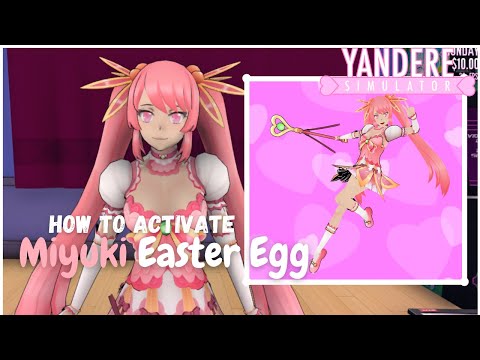 Miyuki is Here! // How to Active Miyuki Easter Egg // Yandere Simulator Demo