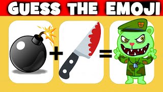 Guess The MONSTERS in HAPPY TREE FRIENDS by Emoji