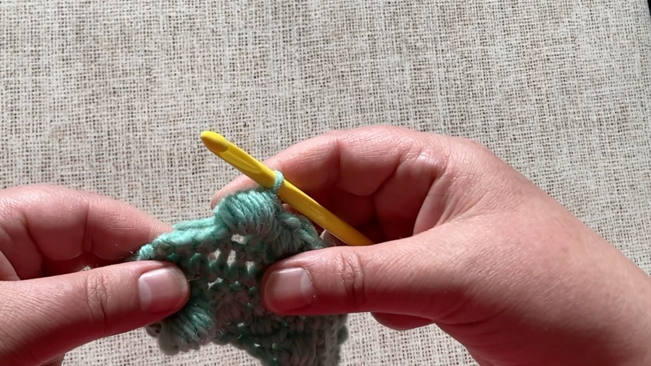 7-Repeat Puff Stitch Crochet - YouTube
