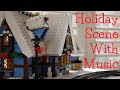 3hr Instrumental Christmas Music Holiday Scene W Ambient Sound Lionel Train LEGO
