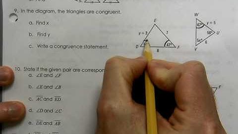 Geometry Unit 4 Test Review