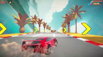 Outrun Homage Prototype, Unity / URP