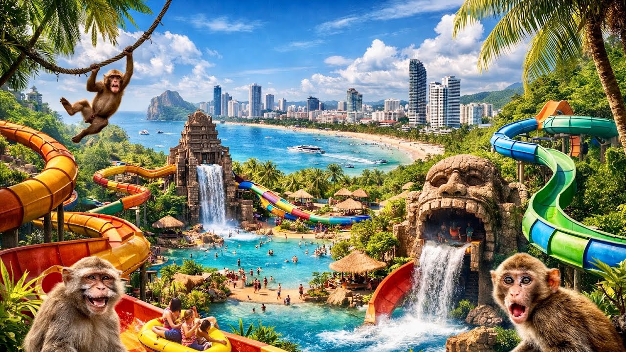 Pattaya Waterpark 🛝💦  Travel Vibes ☀️ Thailand 🇹🇭 Teil 3