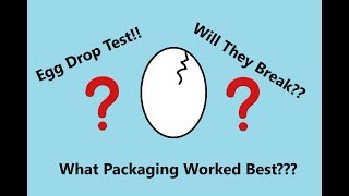 Testing Packaging Egg Drop Test, What Worked Best