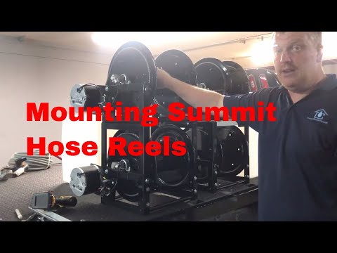 How to mount Summit Electric Hose Reels on a Dodge 2500 Flat