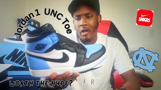 Is This a COP or NOT ? Air Jordan 1 " UNC Toe '' Review / On Foot 🔥