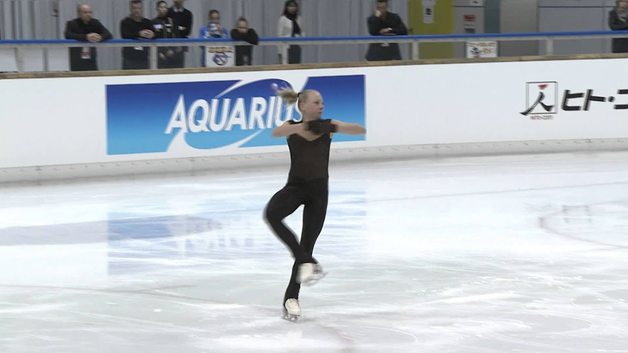 ISU 2014 Jr Grand Prix Aichi Ladies Short Program   Diana PERVUSHKINA   RUS