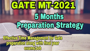 5 Months Preparation Strategy for GATE Metallurgy// How to get AIR below 100 in Gate Metallurgy