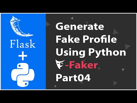 Generate Fake Profile Using Python Faker Part04