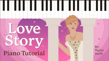 Love Story by Taylor Swift Piano Tutorial - Early Intermediate