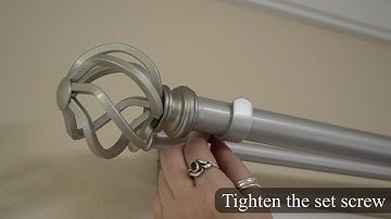 Lumino 42-120" Double Rod Set Installation