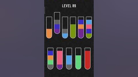 water sort puzzle level 89