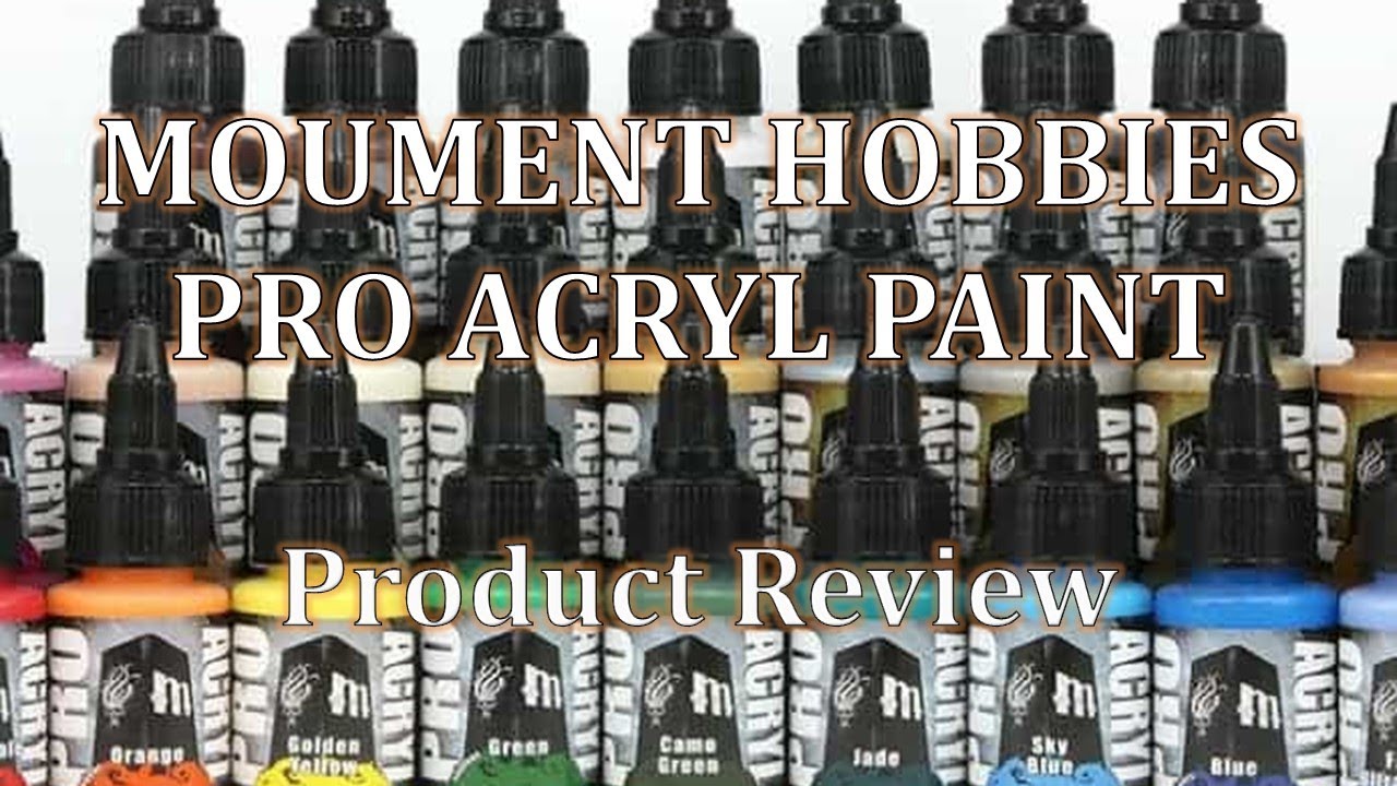Monument Hobbies Pro Acryl Paint Review for Miniatures & Models - FauxHammer