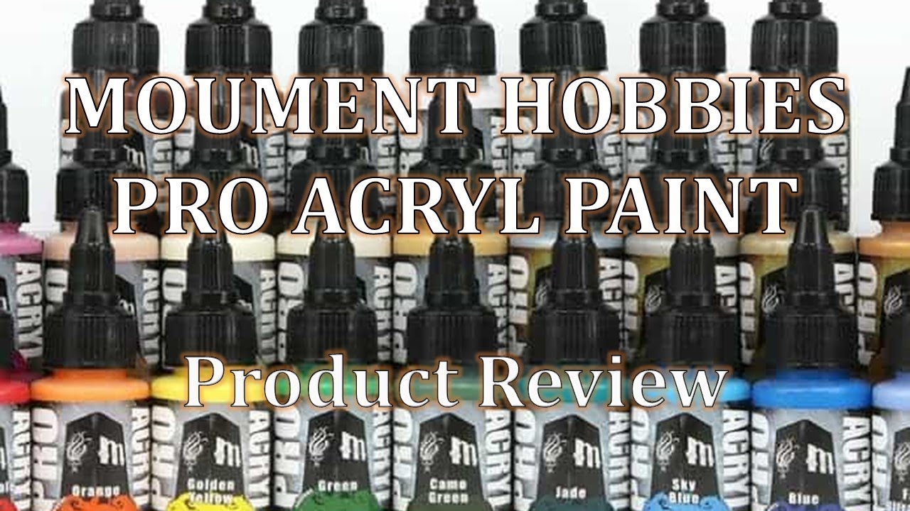 Product Review 36 - Monument Hobbies Pro Acryl Paint Set 