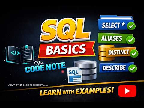 SQL Tutorial for Beginners | Learn SQL Basics (Part 1) - YouTube
