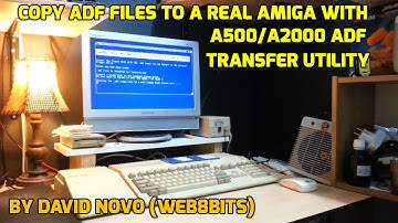 Copy ADF file to Real Amiga Disk using "Web8Bits Amiga ADF Transfer Utility Disk"