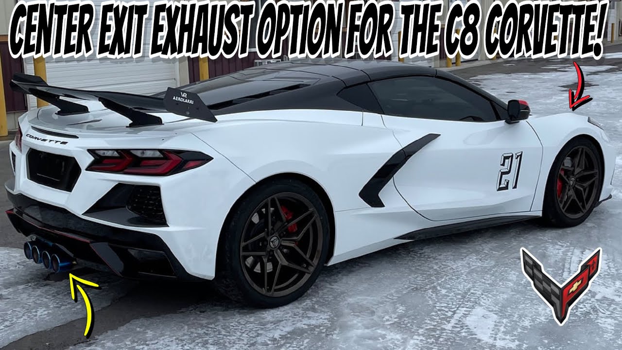 FINALLY! A C8 Corvette Center Exit Exhaust Option Available! 😲 YouTube