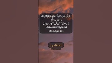 سورة الحديد الآية ١٦ و ١٧ بصوت الشيخ محمد صديق المنشاوي