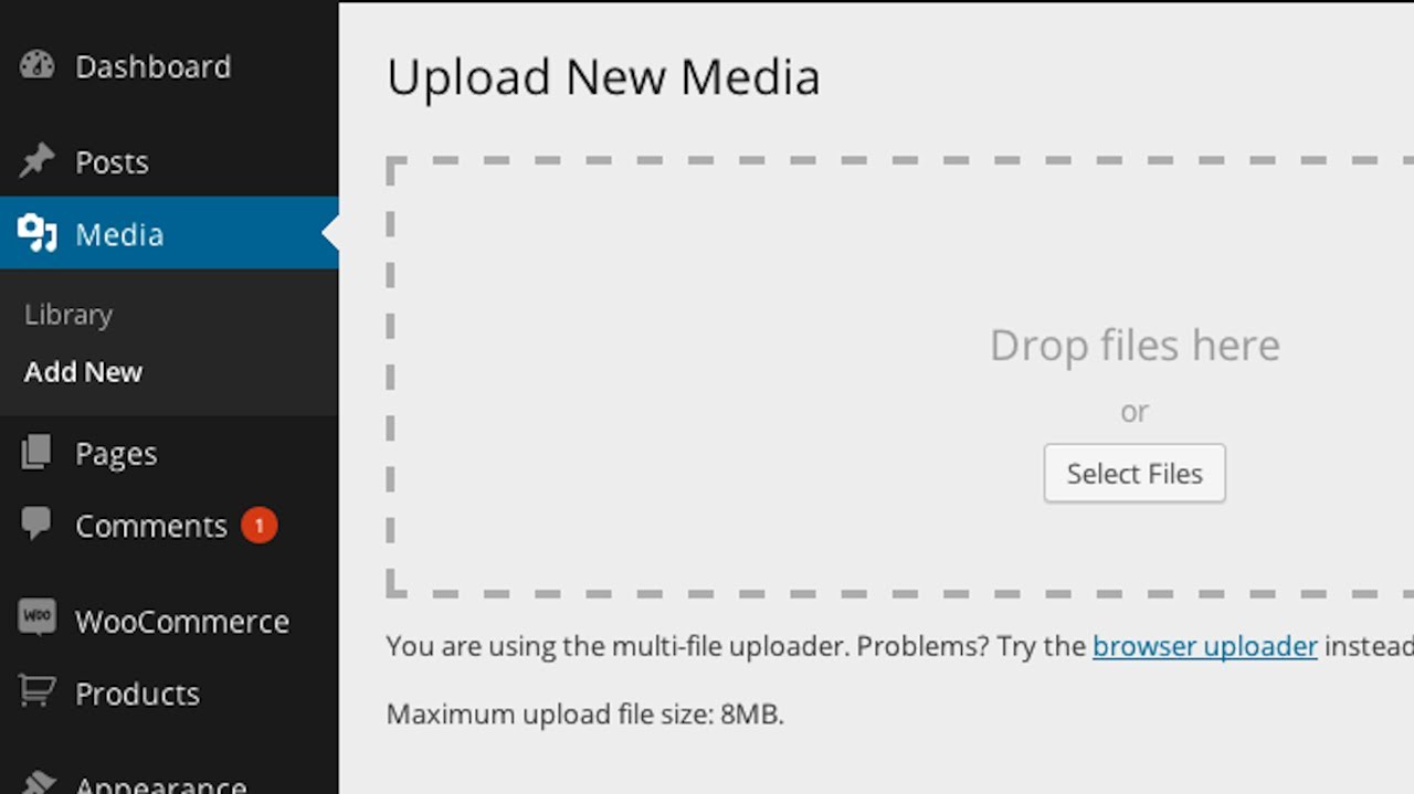 Increase Maximum Upload File Size In WordPress YouTube