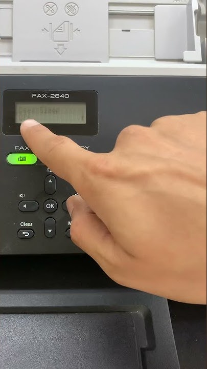 Brother Intellifax 2840 Turn Off Sleep Mode Turning off sleep time on Brother IntelliFAX 2840 - YouTube
