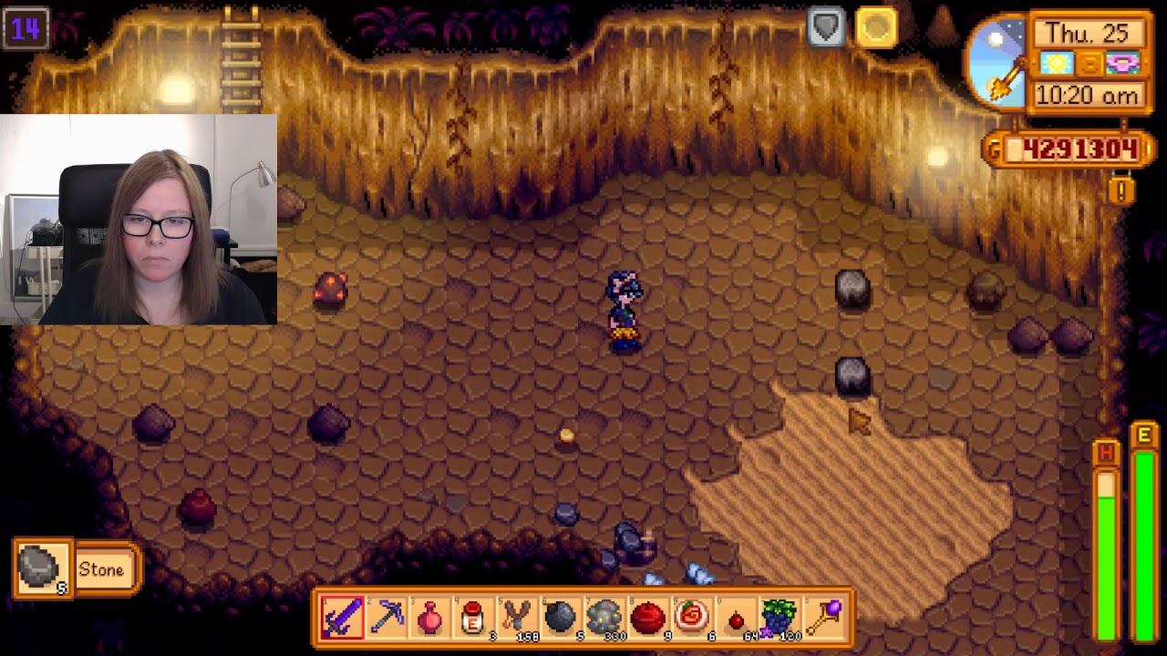 Scull cavern DINO room(s), double treasure room, MAGIC TURBAN, Junimo