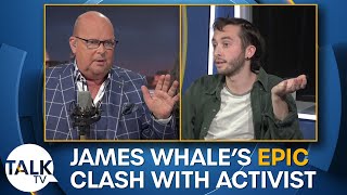 James Whale's epic clash with animal rights activist: 'Don't ever come near me again'