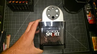 Best Heavy Duty Sharpener For Artists! School Smart Pencil Sharpener 