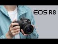 The canon eos r8 fullframe camera