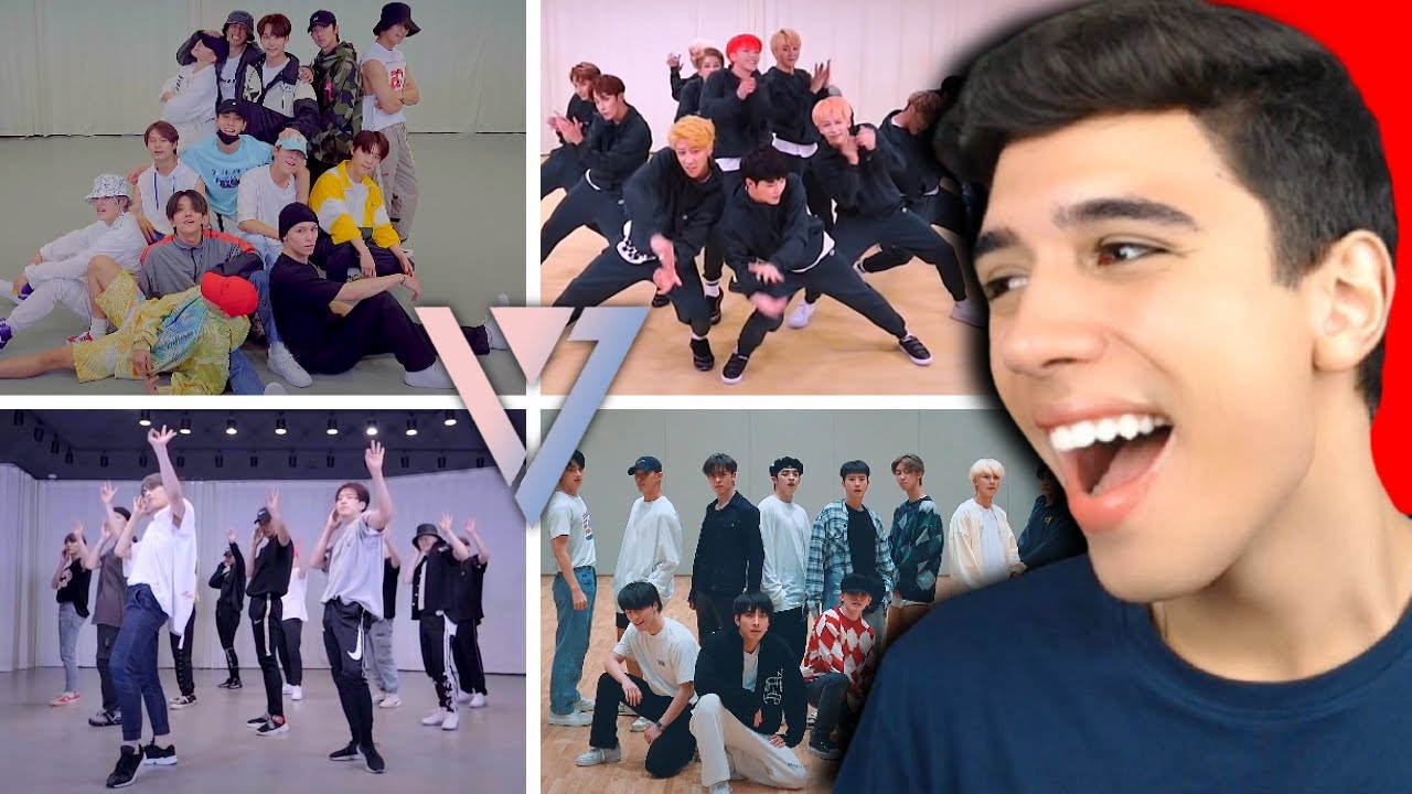 Exploring SEVENTEEN Dance Practices - Rock With You, Left and Right, Clap, Hit REACTION [KR Subs]